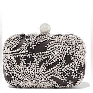 EUC Jimmy Choo Cloud Pearl embellished clutch $2,985
